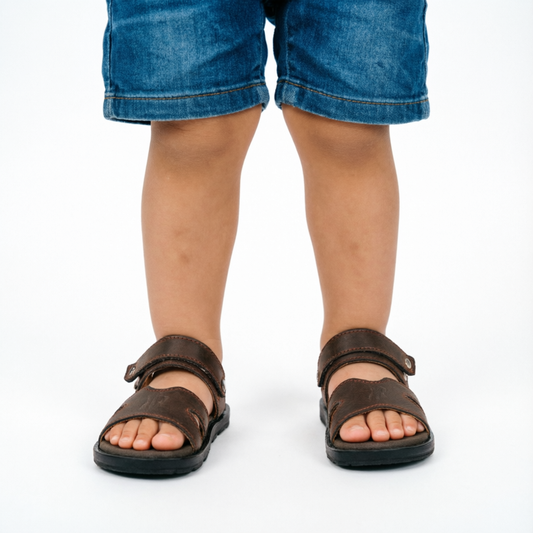BOYS SLIPPER KF10073-BROWN