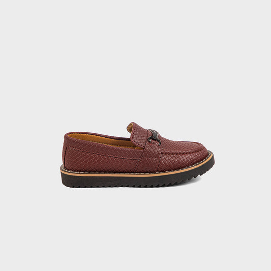 BOYS LOAFERS KF10032-BROWN