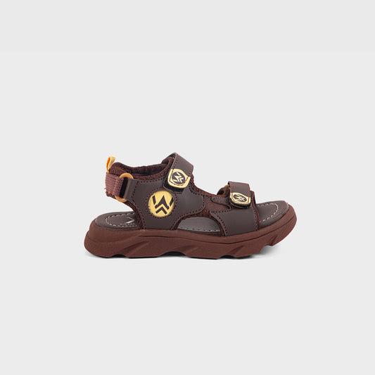 BOYS SANDAL KF10045-BROWN