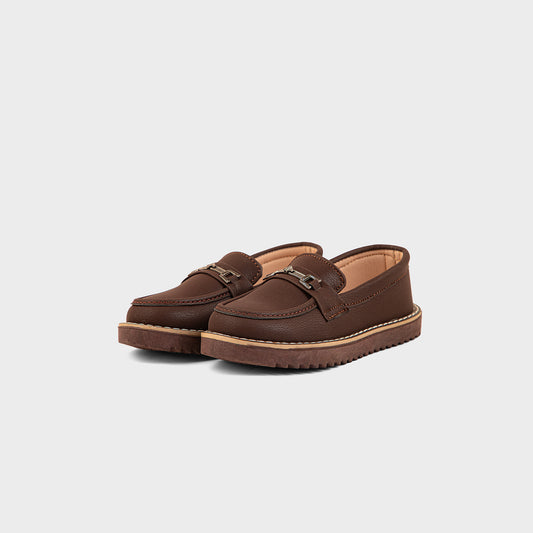 BOYS LOAFERS KF-1101-BROWN