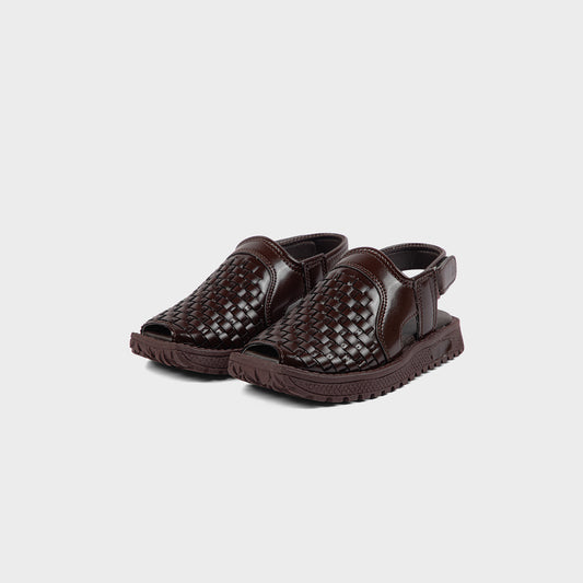 BOYS SANDAL KF10060-BROWN
