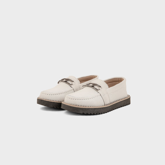 BOYS LOAFERS KF-1107-White