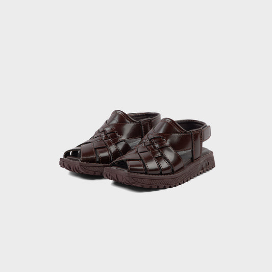 BOYS SANDAL KF10067-BROWN