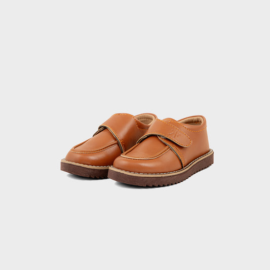 BOYS LOAFERS KF-10095-TAN BROWN
