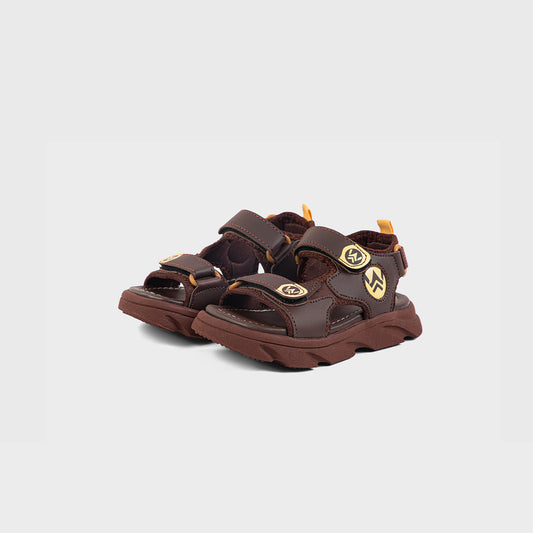 BOYS SANDAL KF10045-BROWN