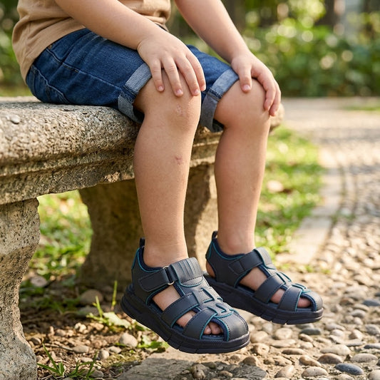 BOYS SANDAL KF10041-BLUE