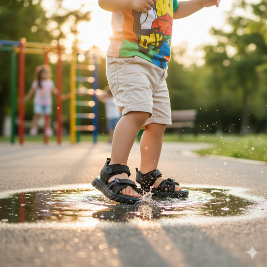 KID SANDAL KF-200002 BLACK