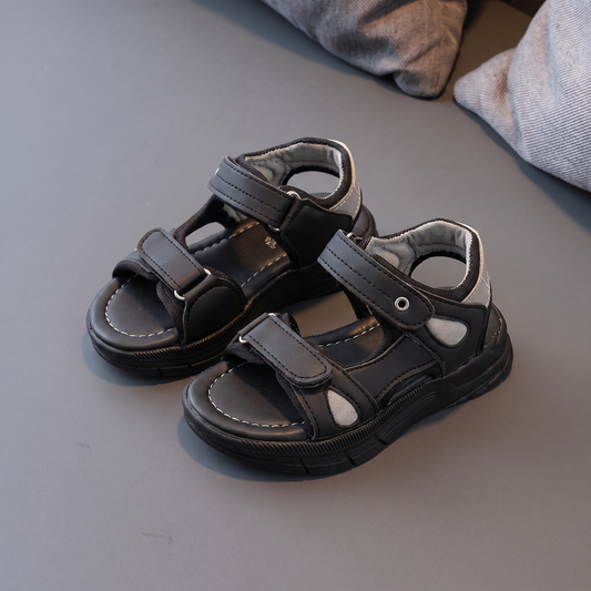 BOYS SANDAL KF10088-BLACK