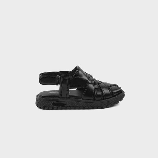 BOYS SANDAL KF10066-BLACK