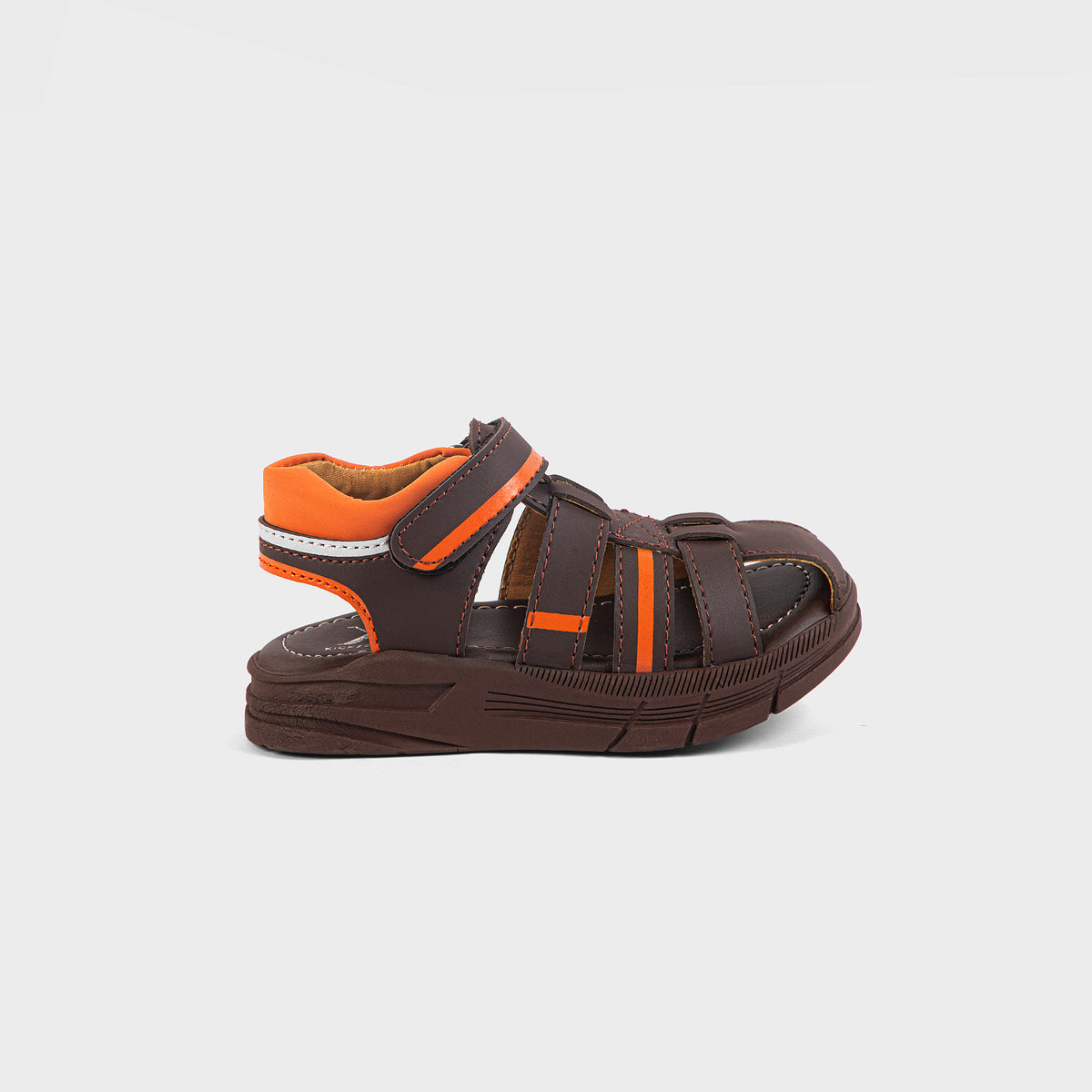 BOYS SANDAL KF10042-BROWN