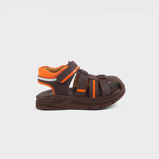 BOYS SANDAL KF10042-BROWN