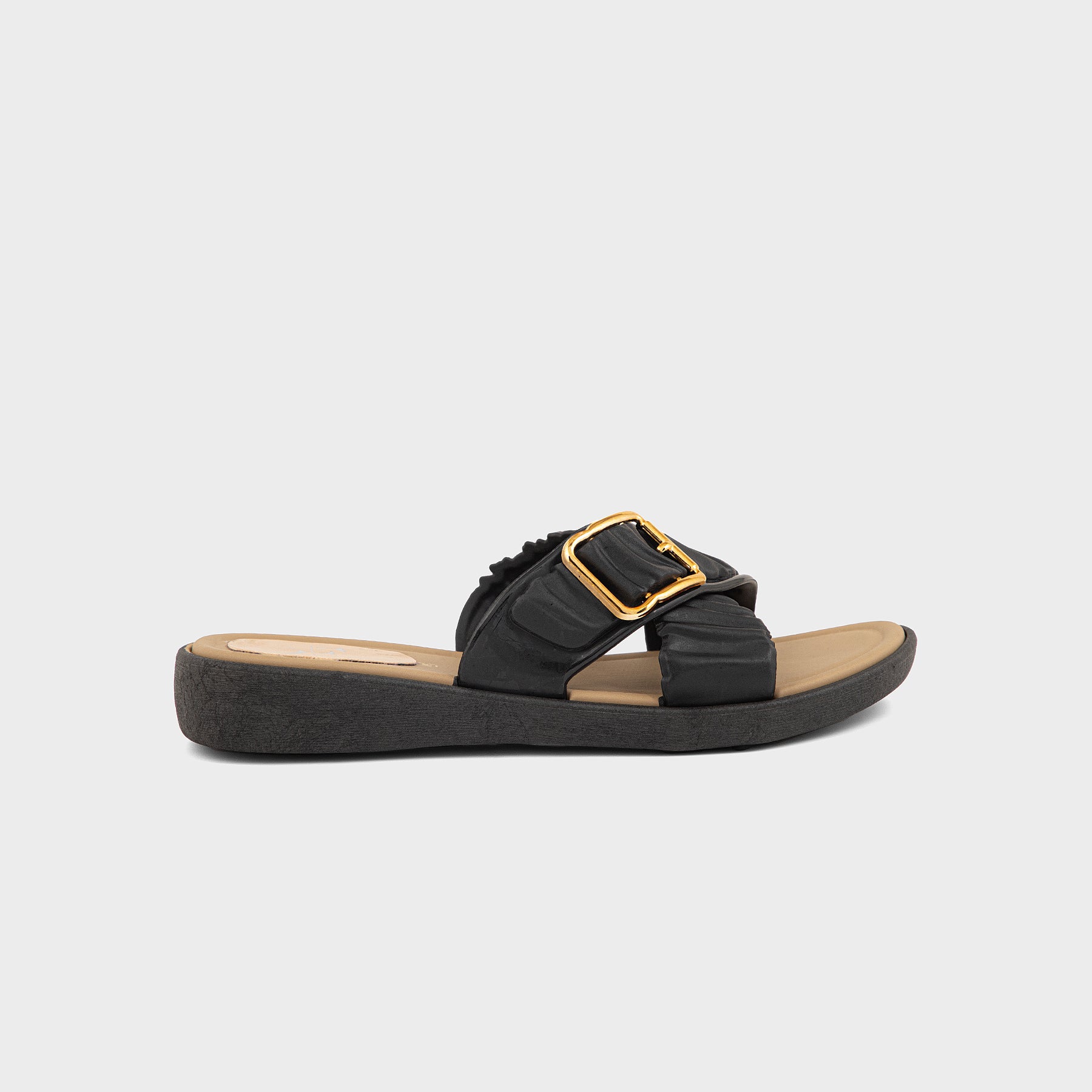 CASUAL SLIP ON KF3006-BLACK