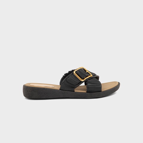 CASUAL SLIP ON KF3006-BLACK