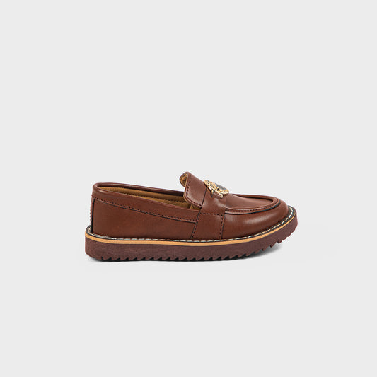 BOYS LOAFERS KF10029-BROWN