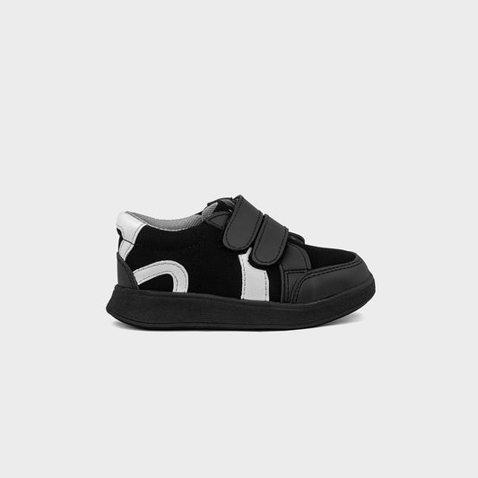 BOYS SNEAKERS KF-3007-BLACK