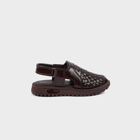 BOYS SANDAL KF10060-BROWN