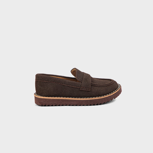 BOYS LOAFERS KF10028-BROWN