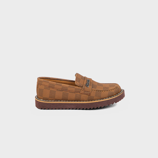 BOYS LOAFERS KF10035-BROWN