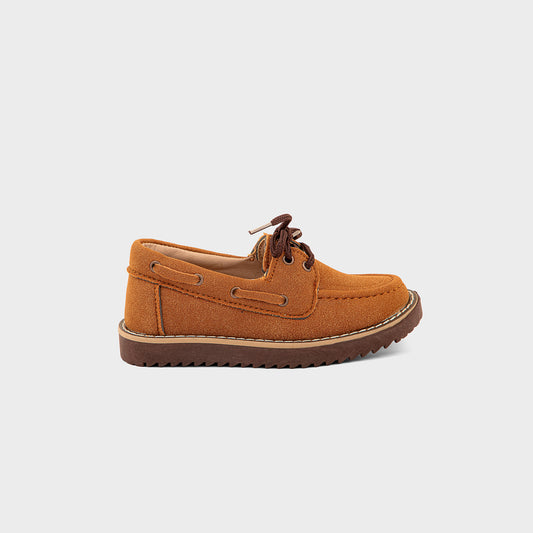 BOYS LOAFERS KF-10098-BROWN