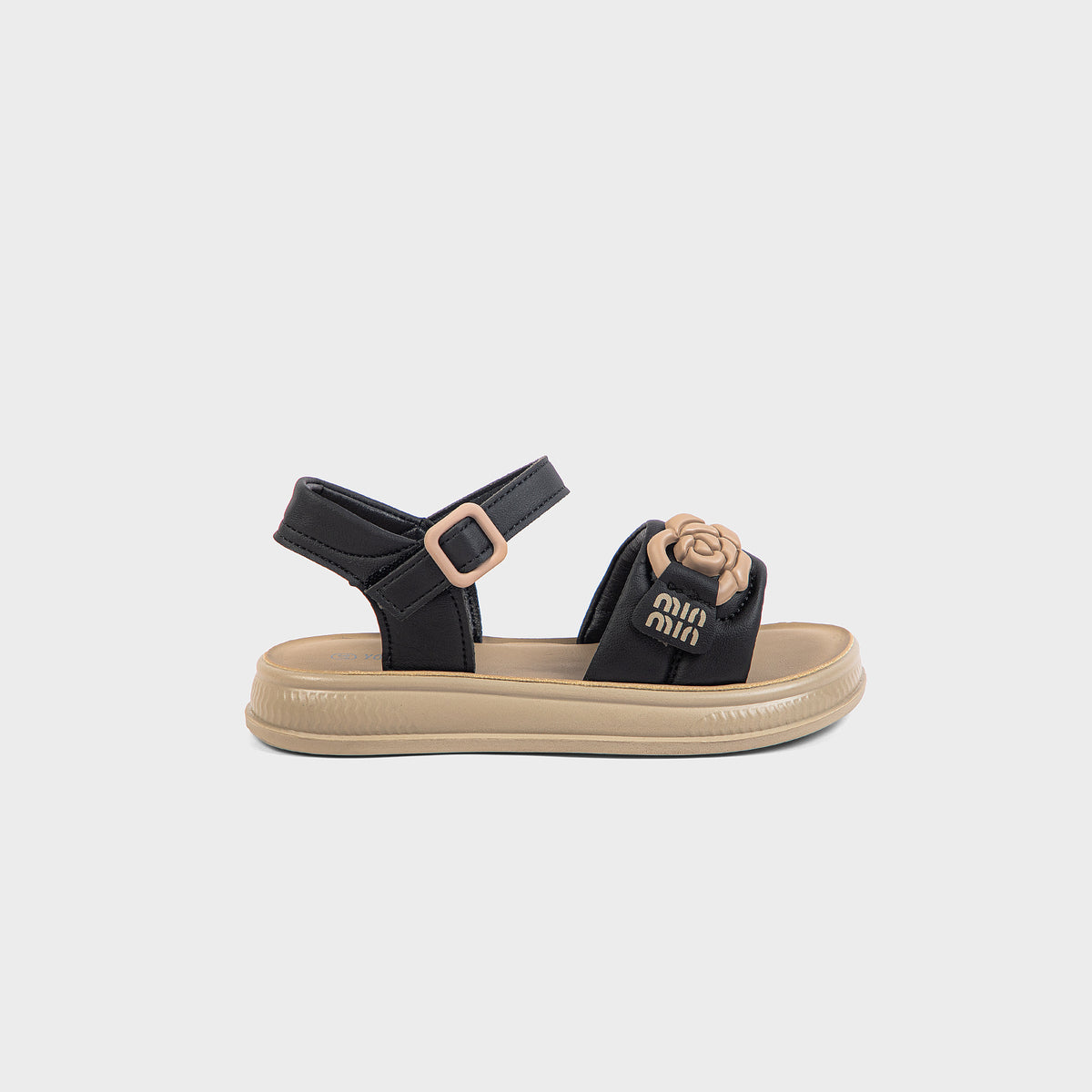 GIRLS SANDAL KF20008-BLACK
