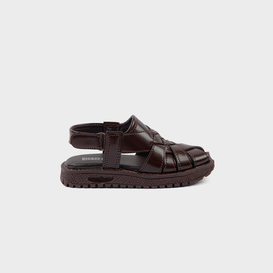 BOYS SANDAL KF10067-BROWN