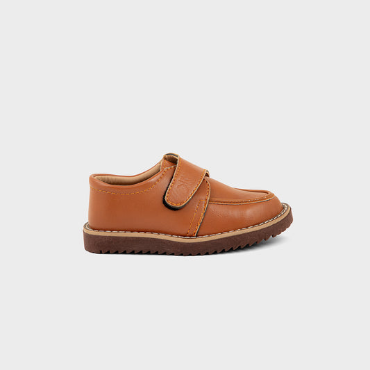 BOYS LOAFERS KF-10095-TAN BROWN