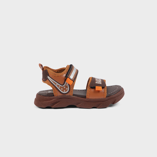 BOYS SANDAL KF10064-BROWN