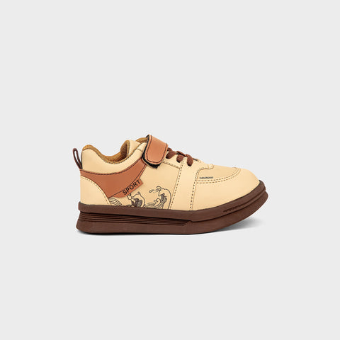 BOYS SNEAKERS KF-3009-BEIGE