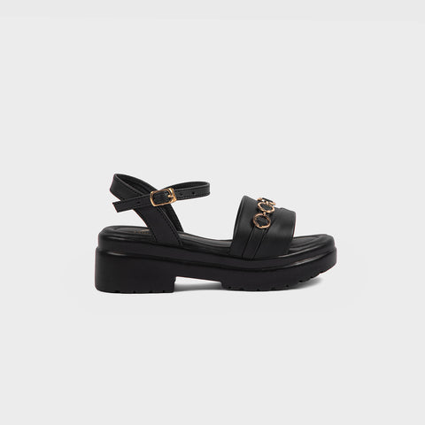 GIRLS SANDAL KF20001-BLACK