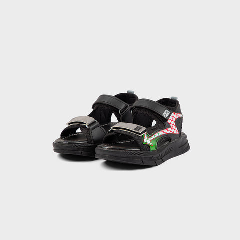 BOYS SANDAL KF10079-BLACK