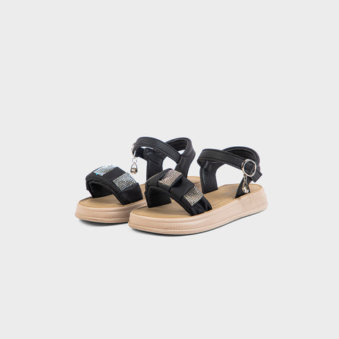 GIRLS SANDAL KF20007-BLACK