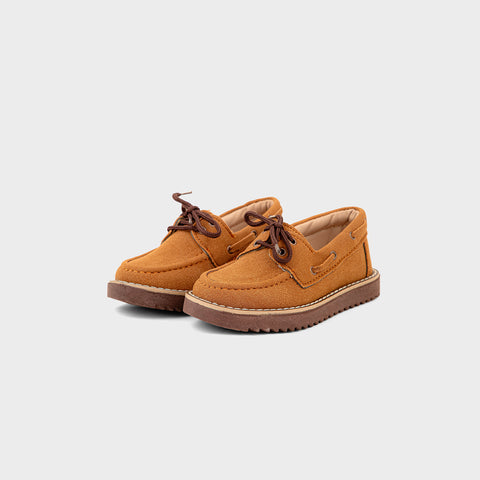 BOYS LOAFERS KF-10098-BROWN