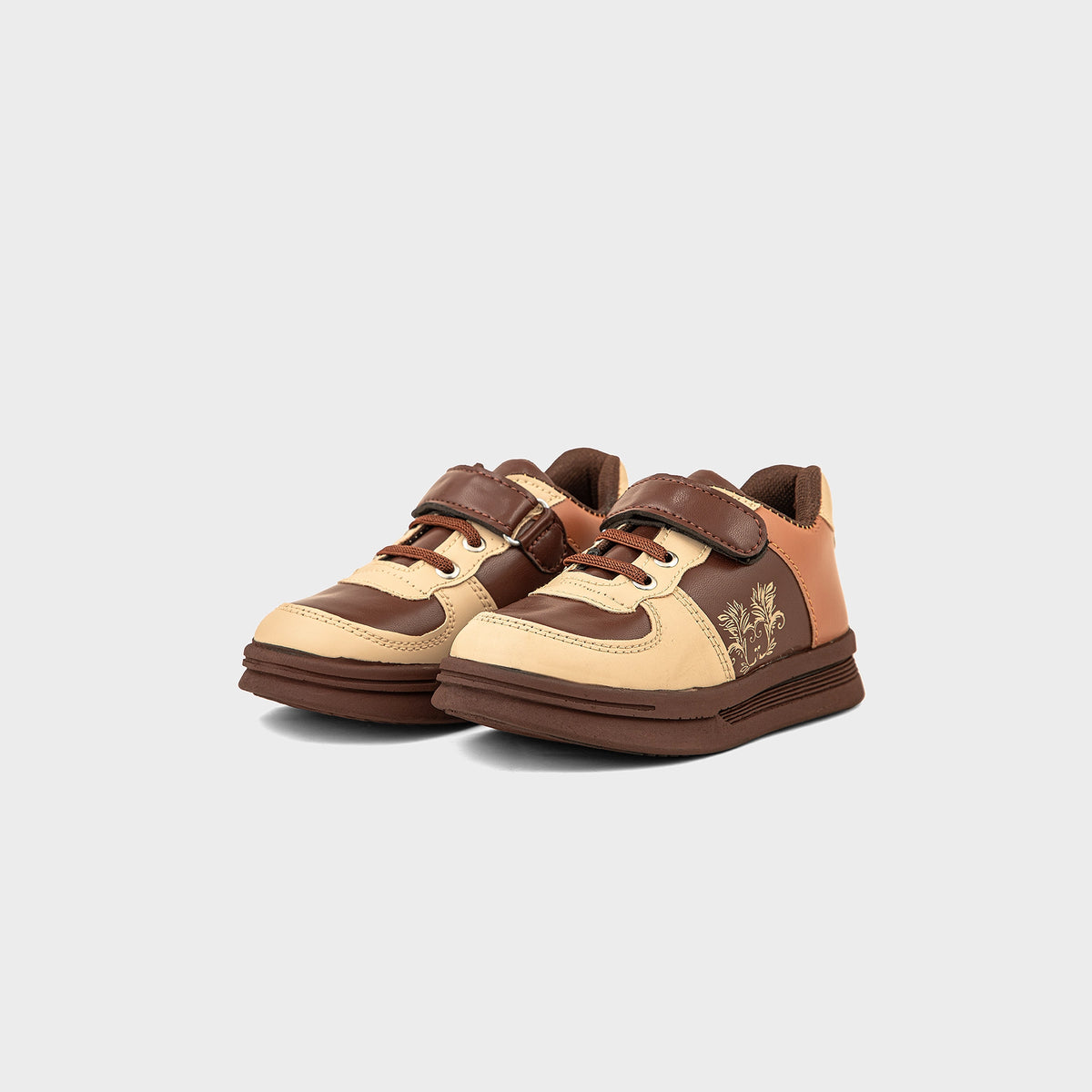 BOYS SNEAKERS KF-3004-CREAM