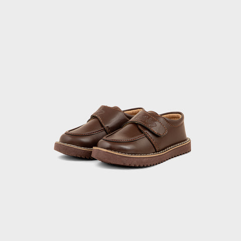 BOYS LOAFERS KF-10093-BROWN