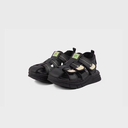 BOYS SANDAL KF10040-BLACK