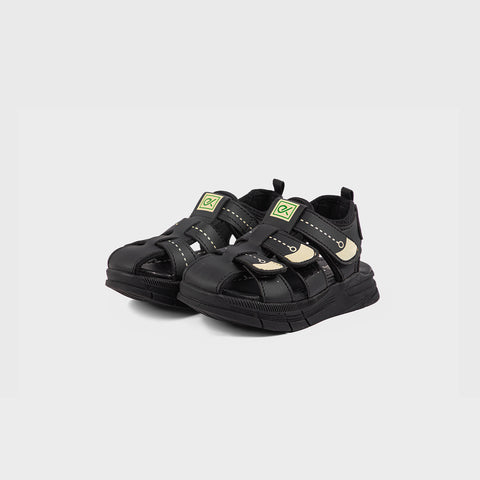 BOYS SANDAL KF10040-BLACK