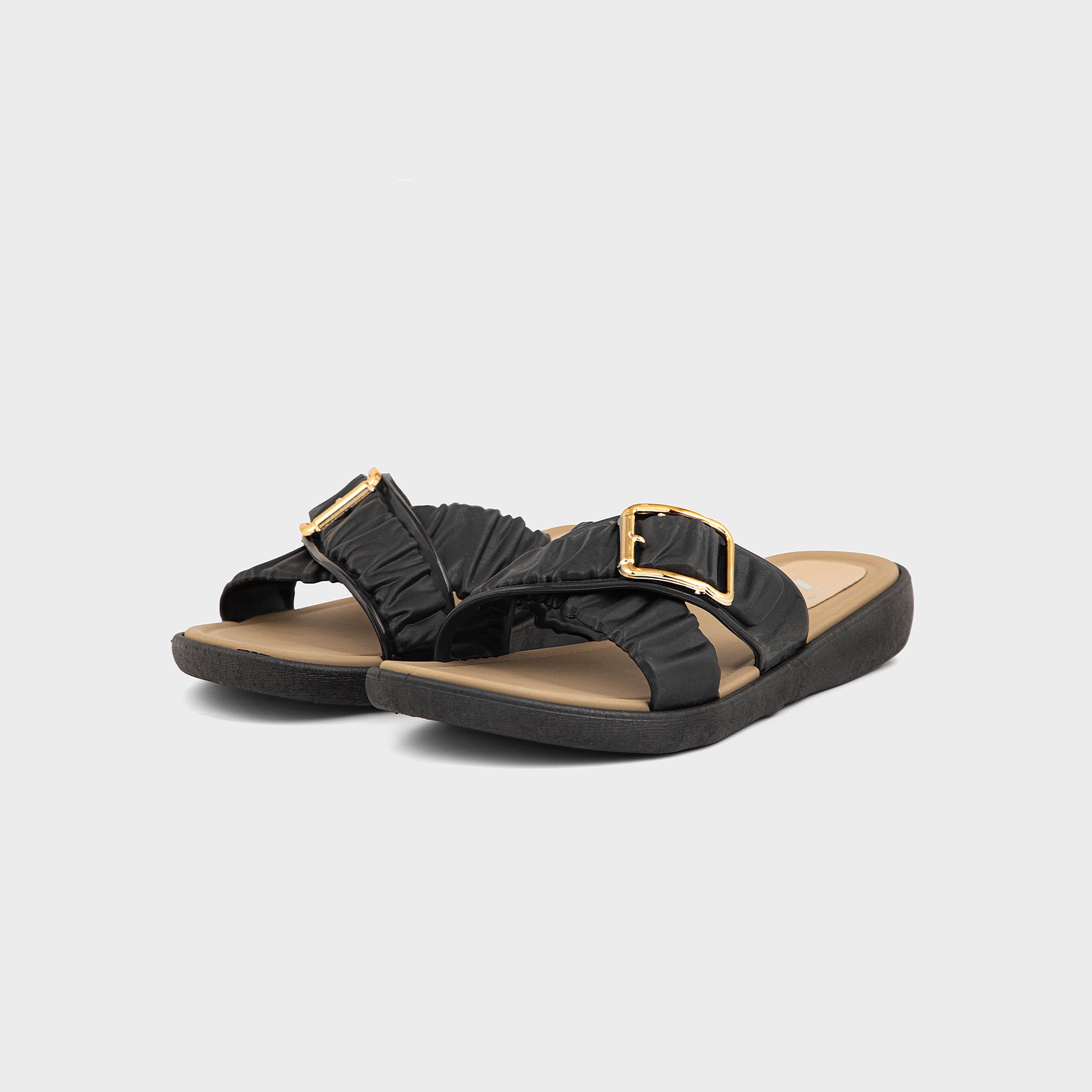 CASUAL SLIP ON KF3006-BLACK