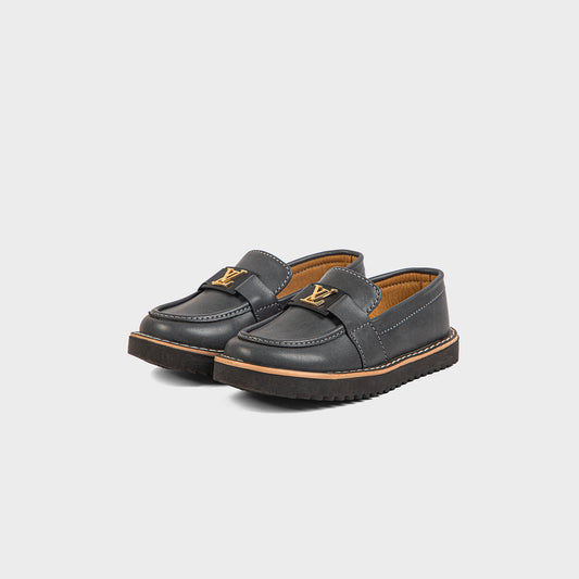 BOYS LOAFERS KF10030-BLACK