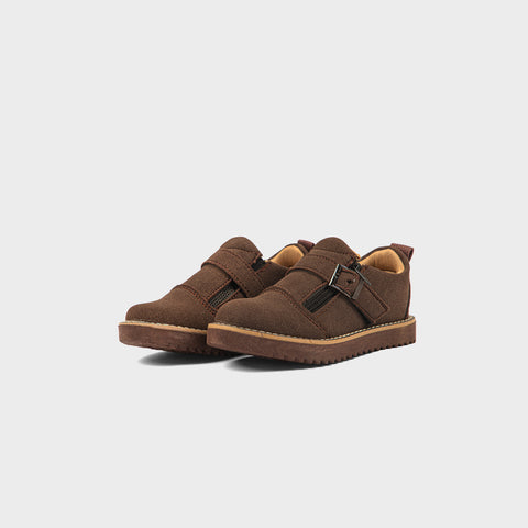 BOYS SNEAKERS KF10013-BROWN