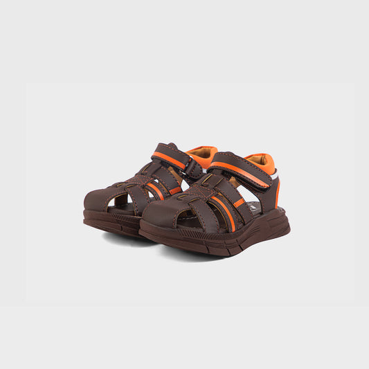 BOYS SANDAL KF10042-BROWN