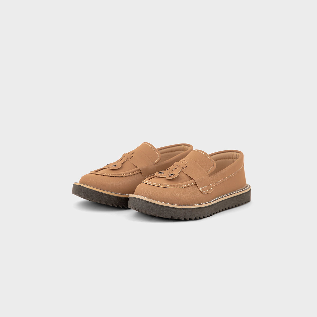 BOYS LOAFERS KF-1112-Brown