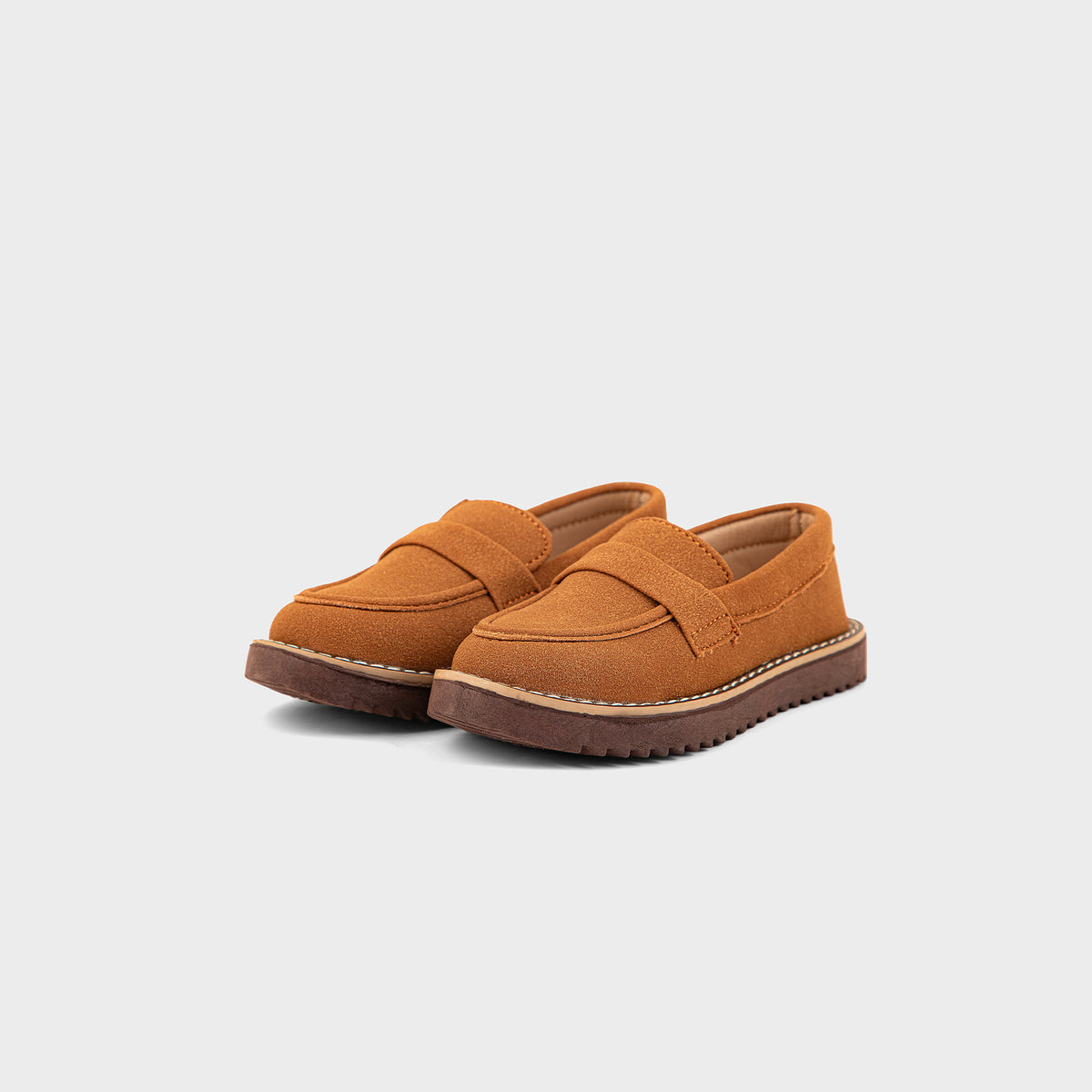 BOYS LOAFERS KF-1103-Brown
