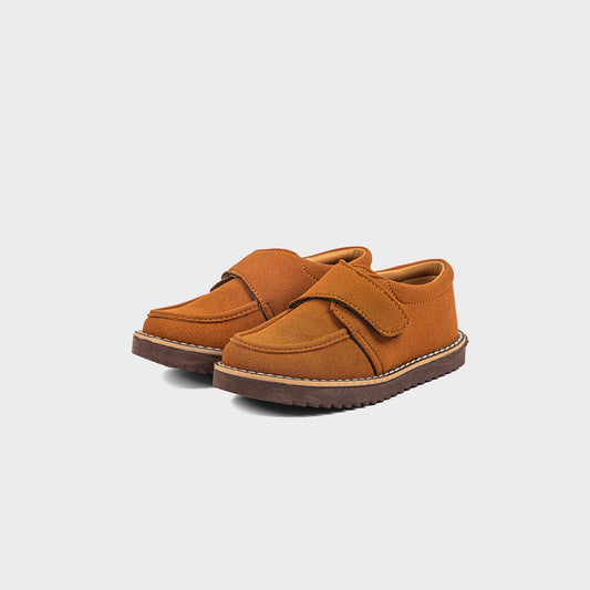 BOYS LOAFERS KF-1100-BROWN