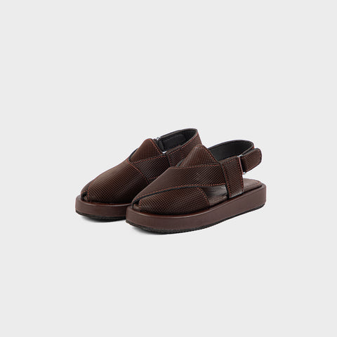 BOYS SANDAL KF10052-BROWN