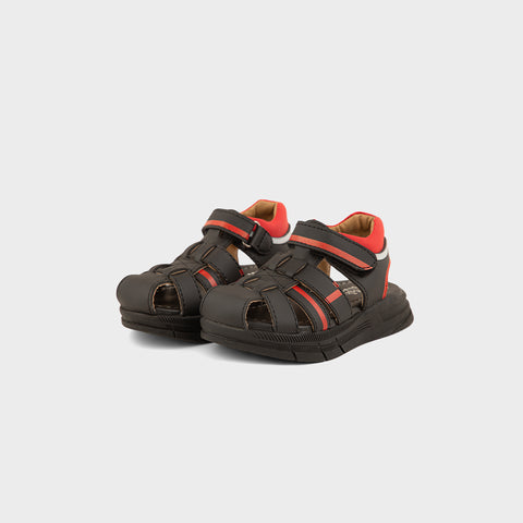 BOYS SANDAL KF10089-BLACK
