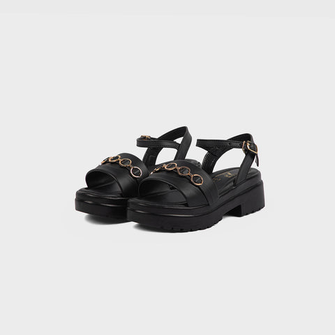 GIRLS SANDAL KF20001-BLACK