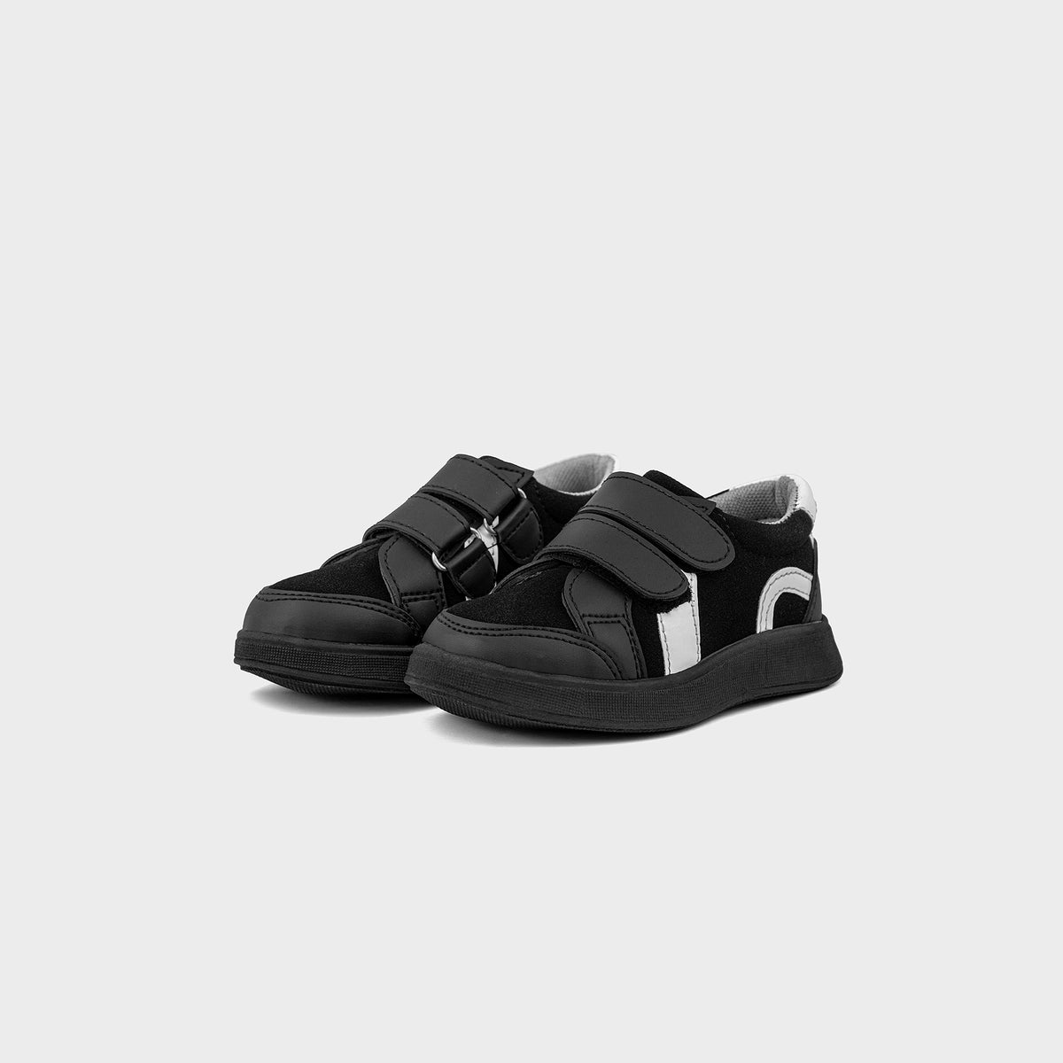 BOYS SNEAKERS KF-3007-BLACK