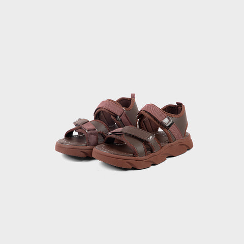 BOYS SANDAL KF10059-BROWN