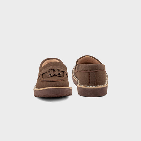 BOYS LOAFERS KF-1111-Brown