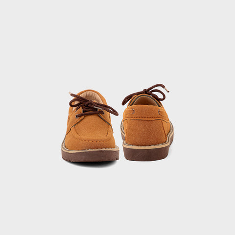 BOYS LOAFERS KF-10098-BROWN